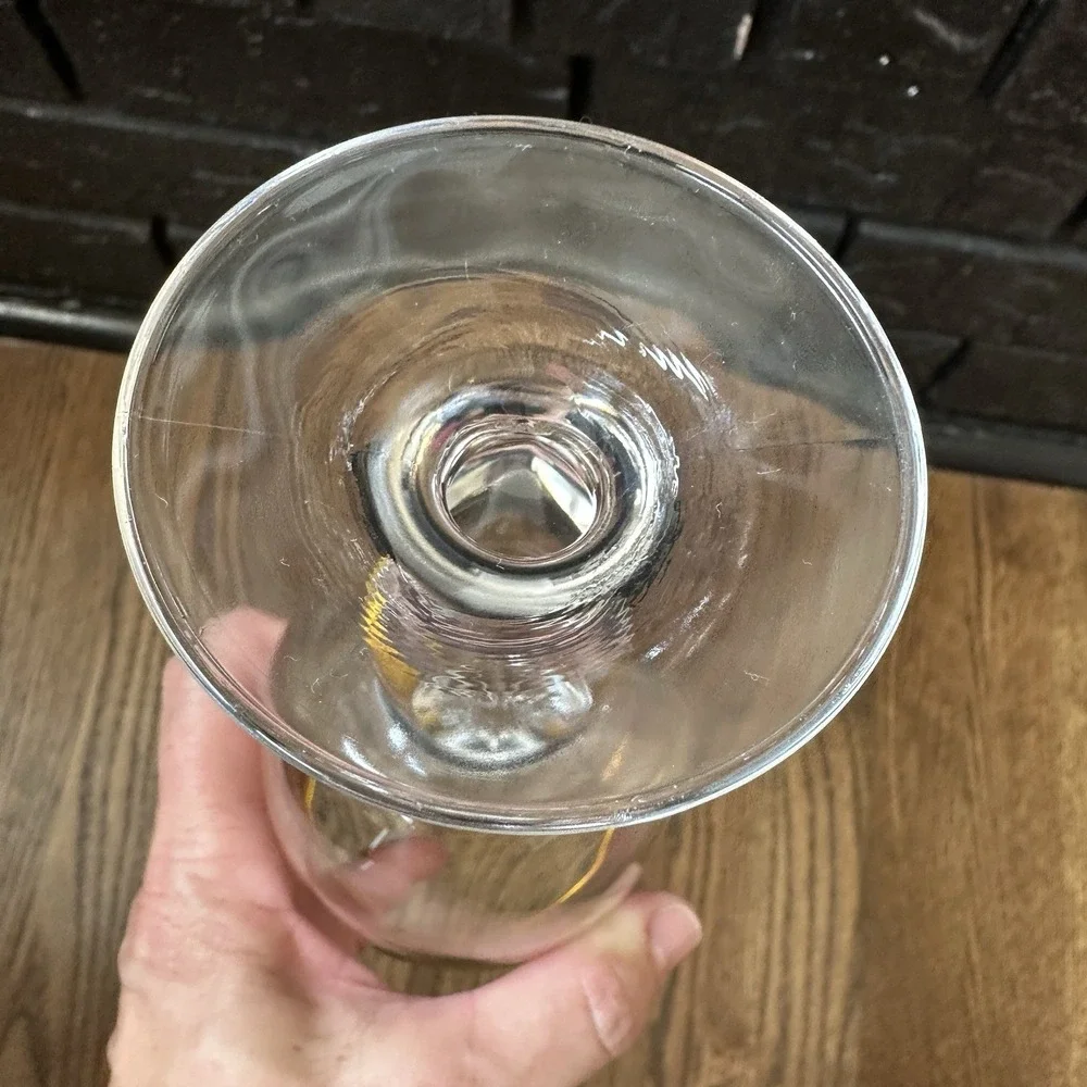 Set of 2 Stella Artois Anniversary Chalice 33cl Beer Glass Belgium Gold Rim